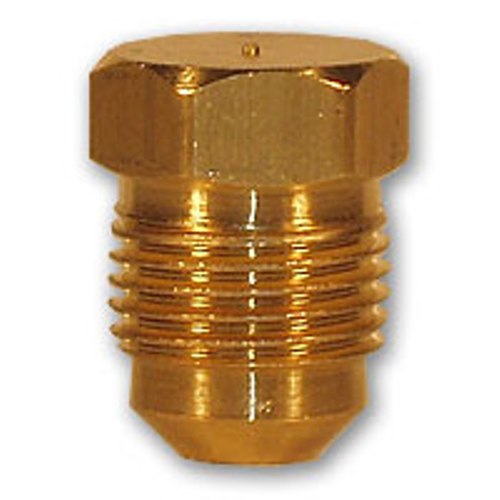 3/8 inch Flare Tee Brass Pipe Fitting NPT soft copper air water line fuel gas 